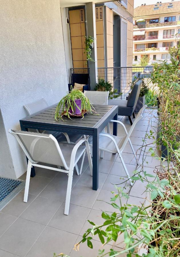 Appart Cosy Proche Du Lac Avec Terrasse 阿讷西 外观 照片