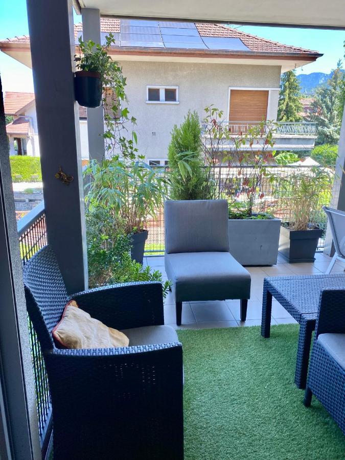 Appart Cosy Proche Du Lac Avec Terrasse 阿讷西 外观 照片